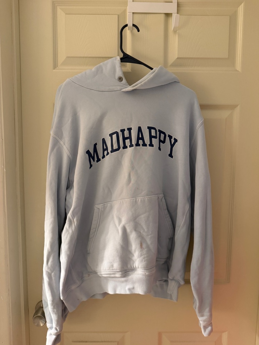 Madhappy Men’s Light Blue Logo Crewneck Hoodie
